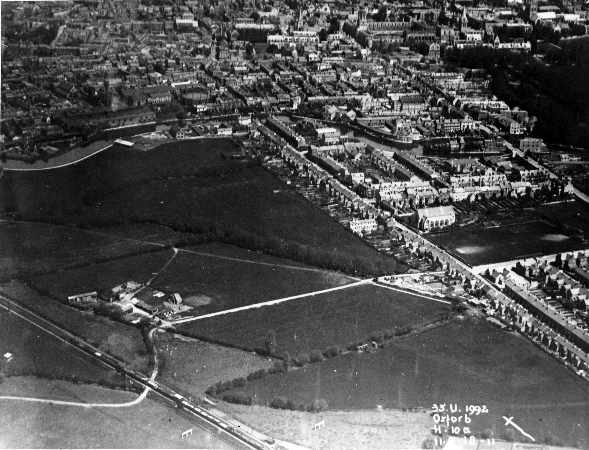 Grandpont from the air 1918